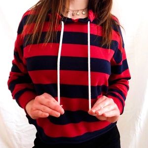 striped hoodie